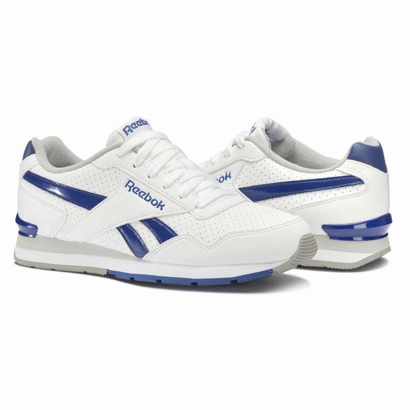 Reebok Royal Glide S Clip Tenisky Panske - Biele/Modre MH4350PN